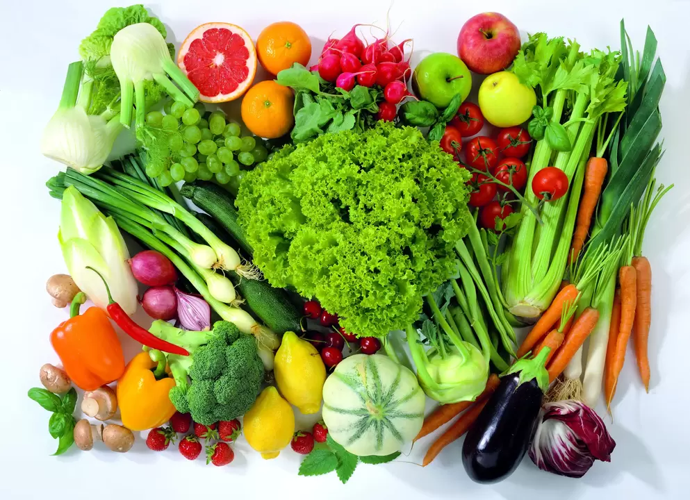Полезность овощей и фруктов